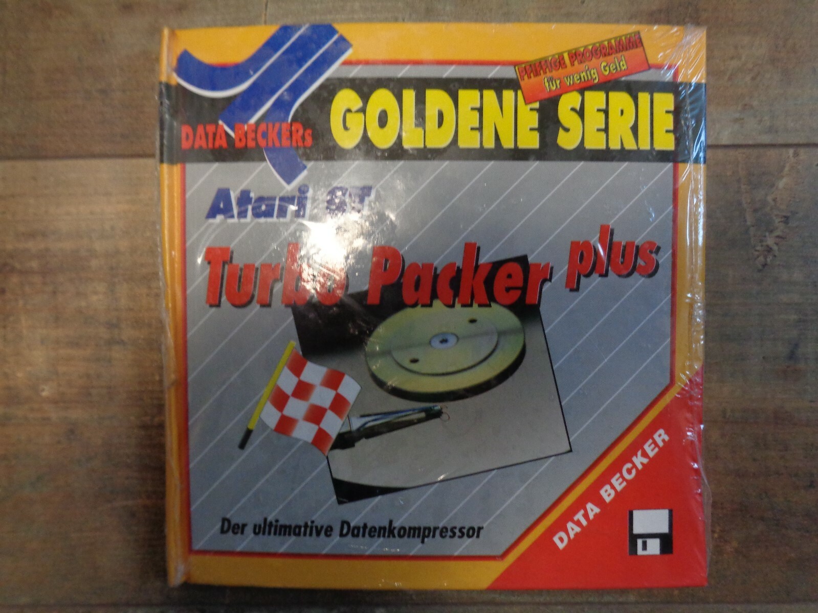 ATARI ST --> TURBO PACKER PLUS /// DATA BECKERS GOLD SERIES (ORIGINAL BOX)