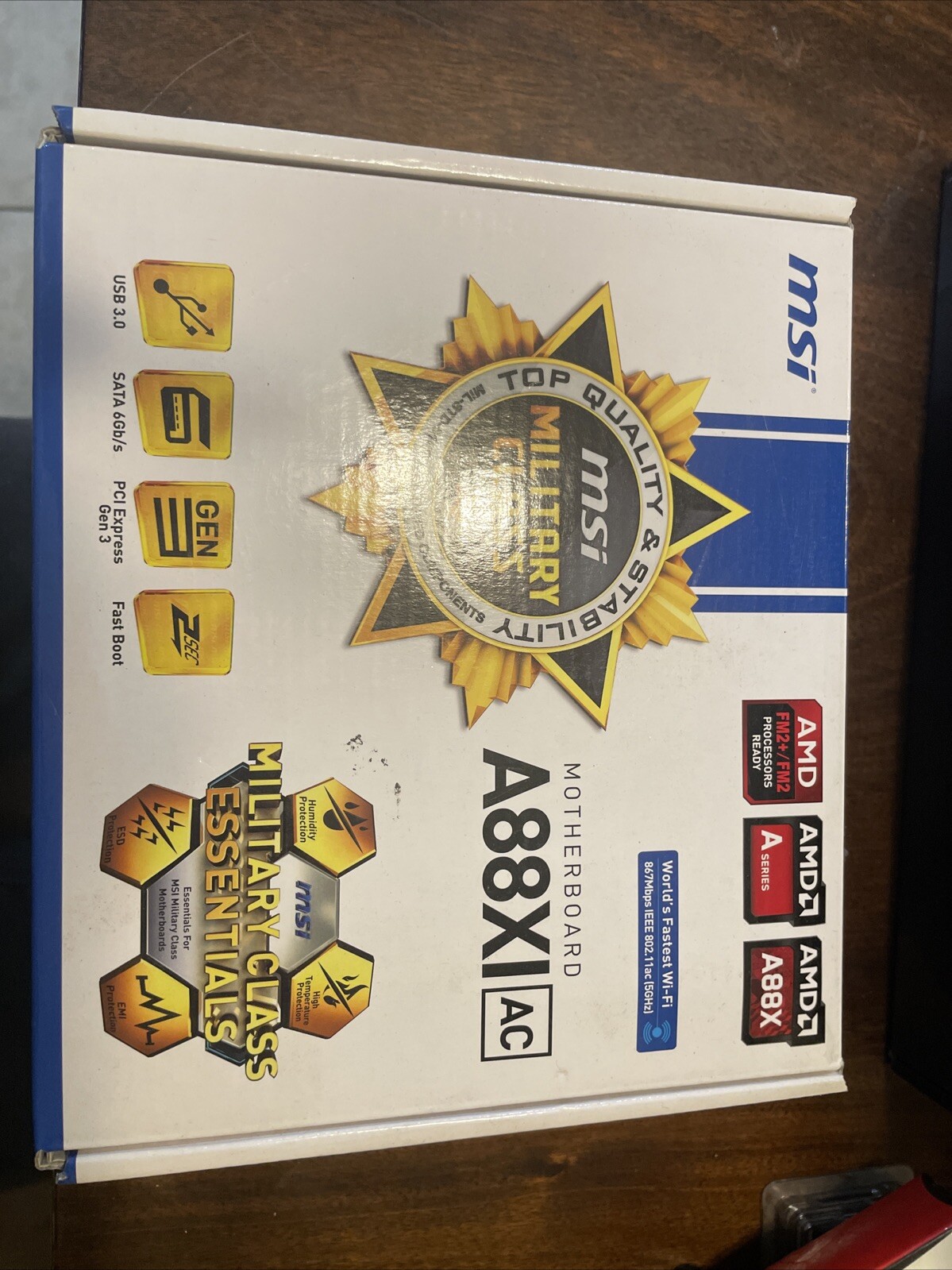 MSI A88XI AC Mini ITX DDR3 2133 NA Motherboard