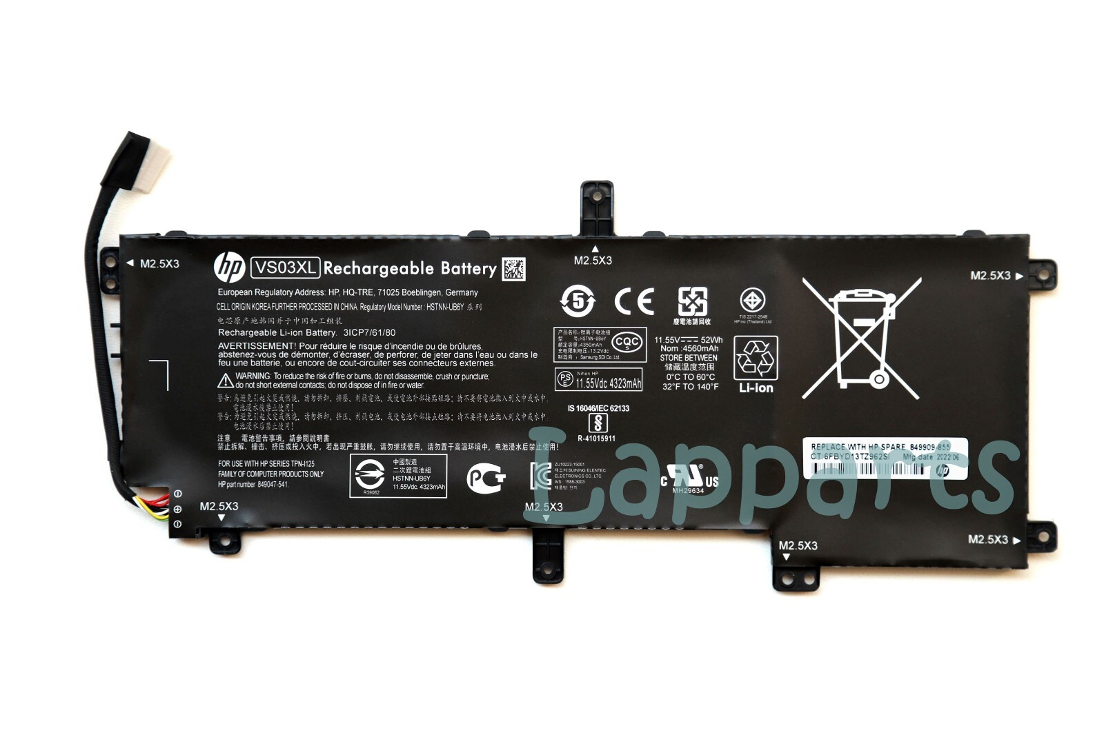Original VS03XL Battery for HP Envy 15-AS 15-AS000 15-AS003 15-AS004 849313-850
