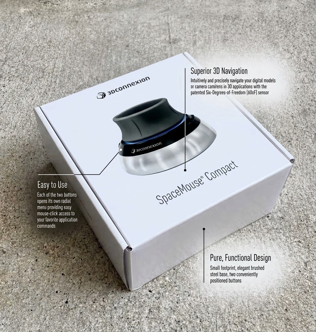 3Dconnexion SpaceMouse Compact 3DX-700059 - New Unopened Box