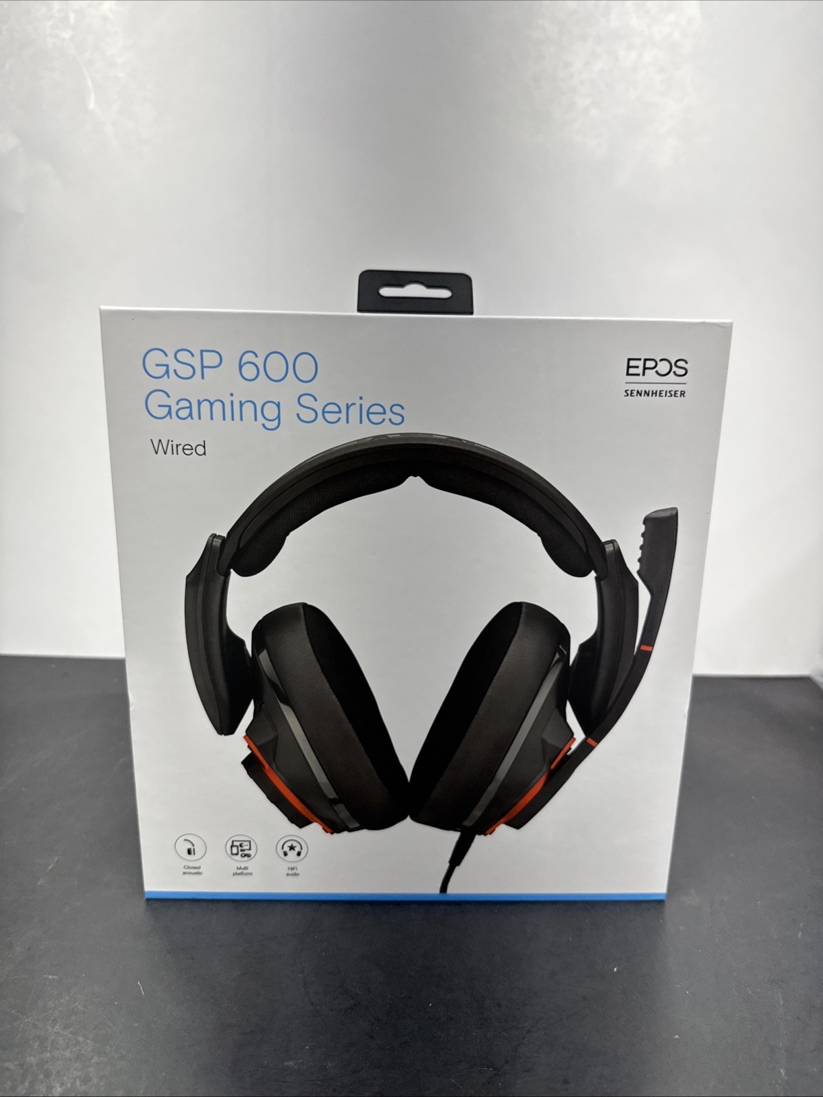 EPOS I Sennheiser GSP 600 Wired Closed Acoustic Gaming Headset Noise-Cancelling