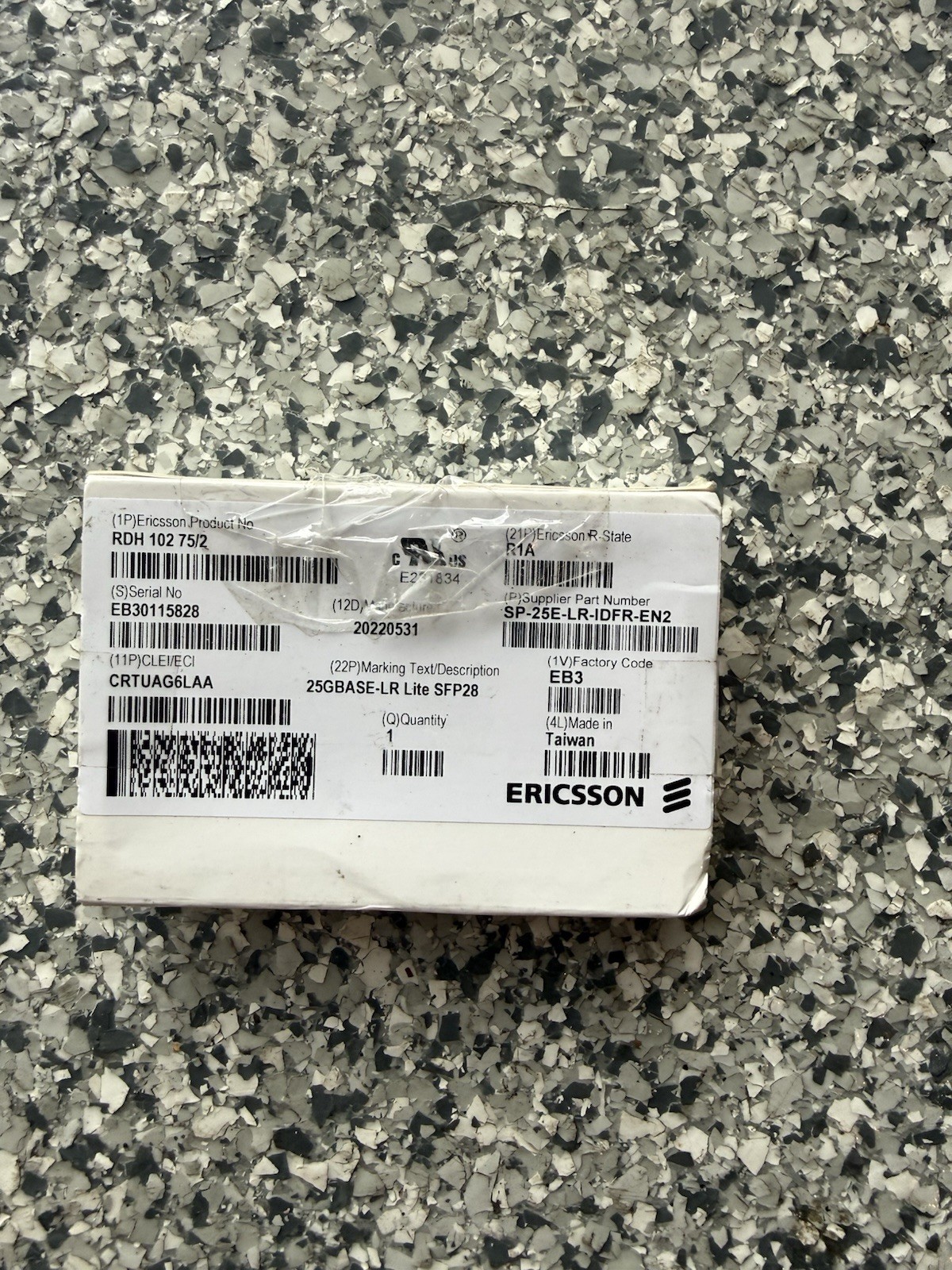 NEW Ericsson SP-25E-LR-IDFP-EN RDH10275/2 25GBASE LR Lite SFP28 transceiver