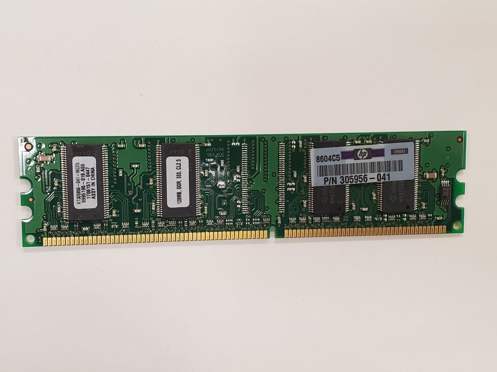 KT305956-041-INCE5 128MB DDR333 CL2.5 305956-041 Memory Module RAM