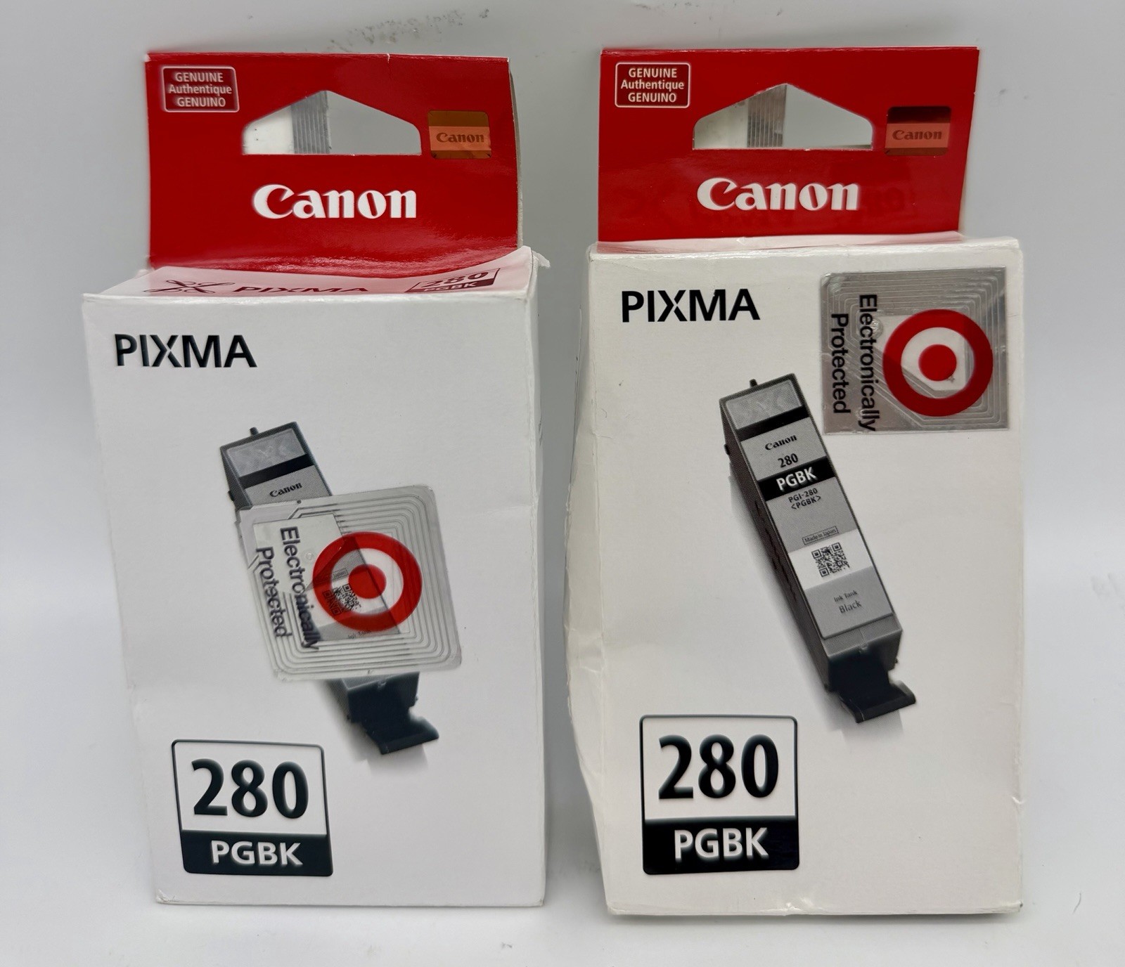 2-Pack Canon Pixma PGI-280 PGBK Black Ink Cartridges NEW SEALED BOXES
