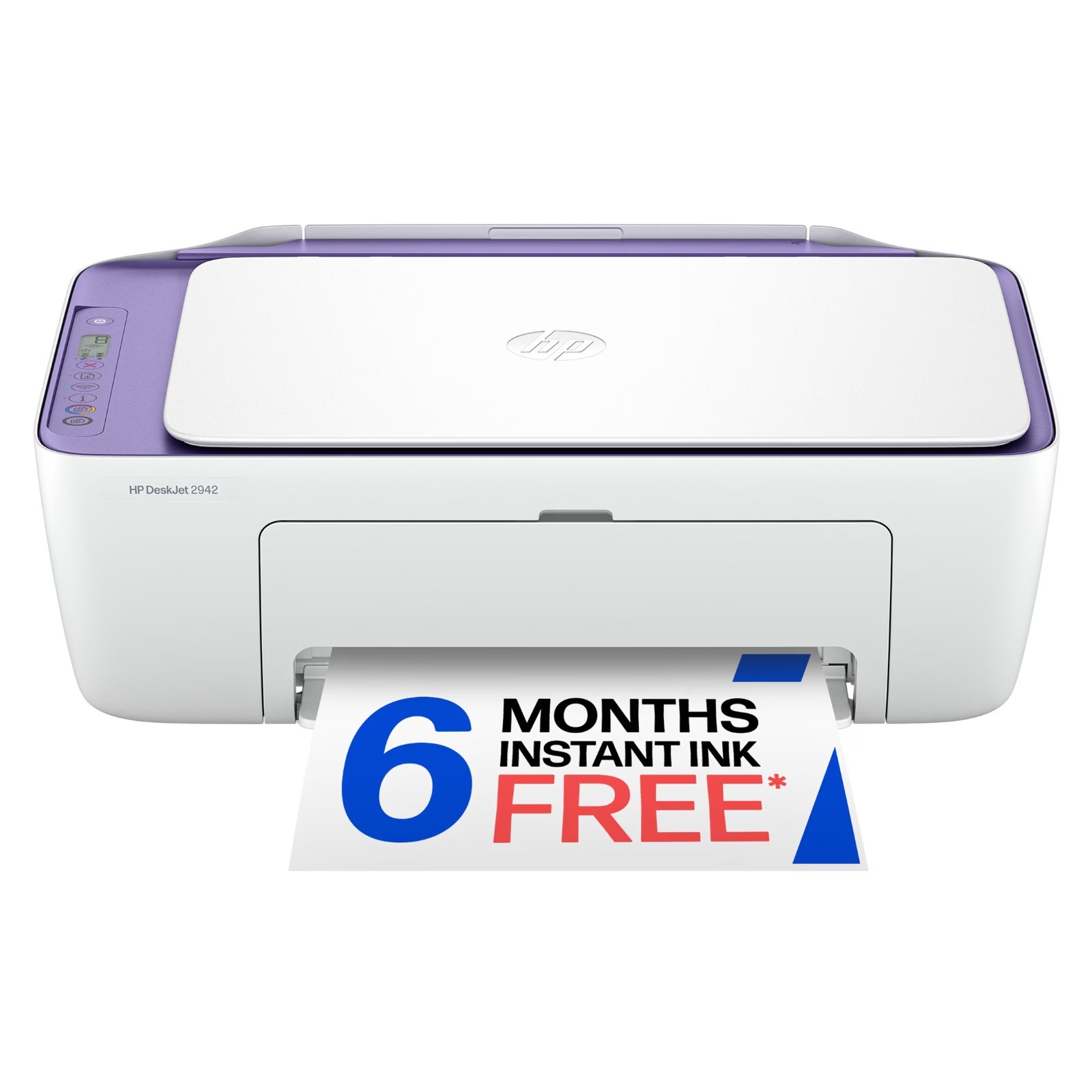 HP DeskJet 2942 Wireless All-in-One Color Inkjet Printer Violet Tulip