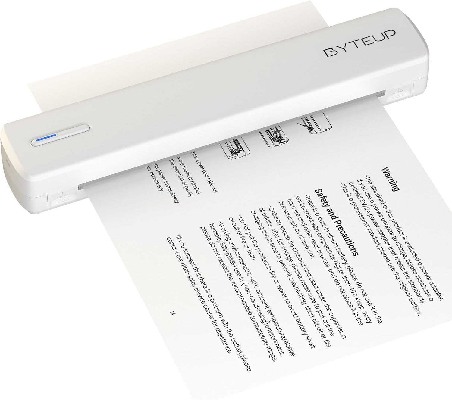 Portable Thermal Printer a4 C80