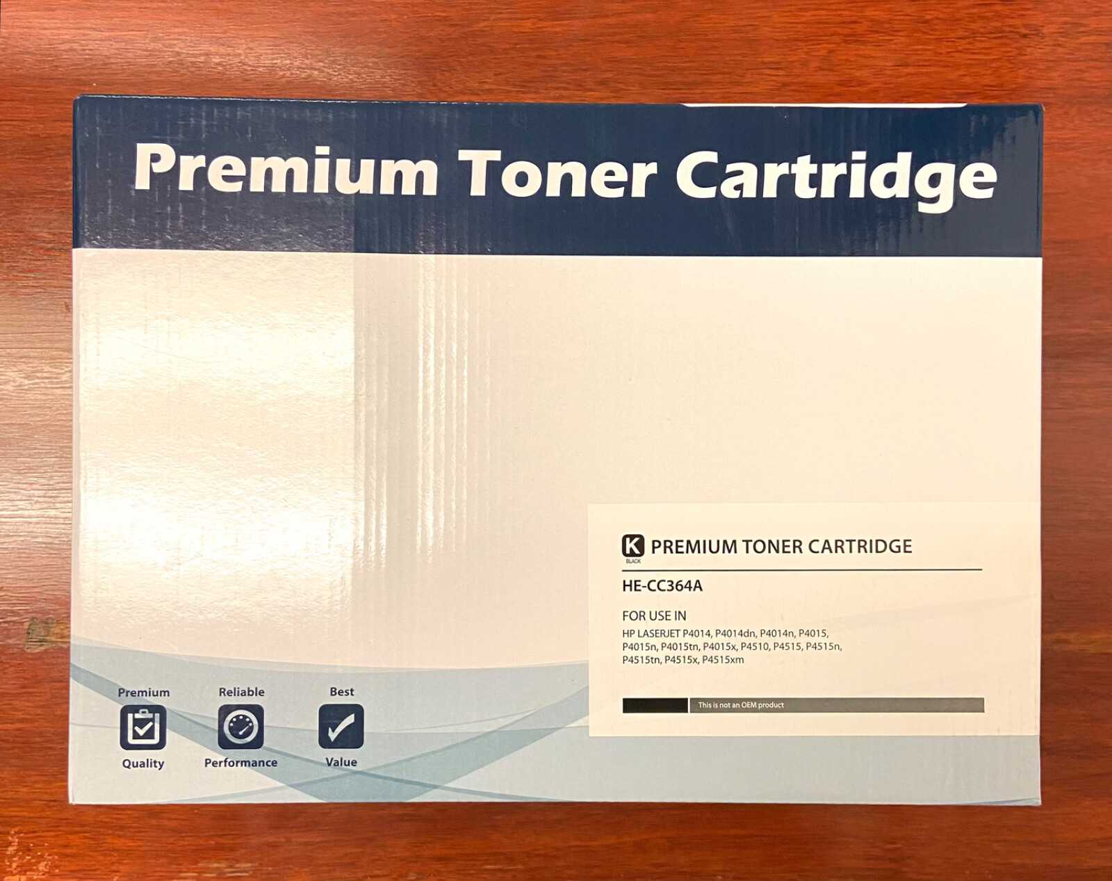 NEW Premium Black Toner Cartridge (HE-CC364A) - Replacement for CC364A, 64A