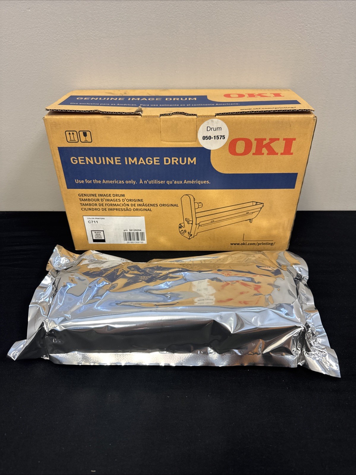 Genuine OKI Okidata 56129204 C711 Black Image Drum Cartridge New Factory Sealed