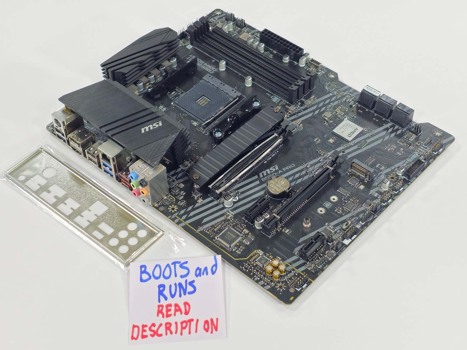 [READ DESCRIPTION] MSI B550-A PRO AMD B550 ATX DDR4 AM4 Ryzen Motherboard