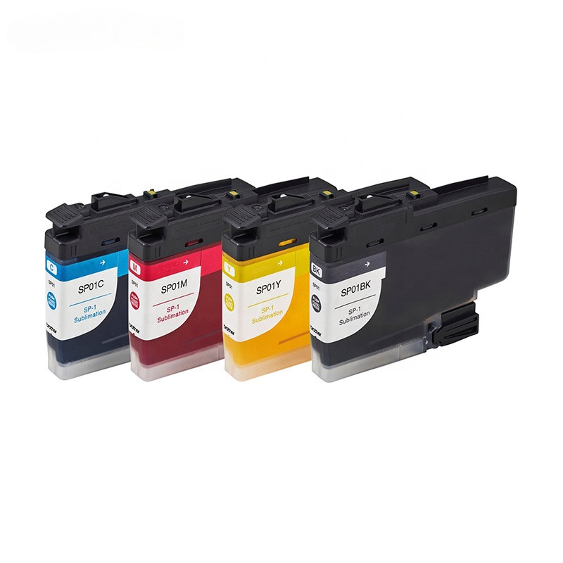 Brother SP-1 SP01BK SP01C SP01M SP01Y Sublimation Compatible Cartridge