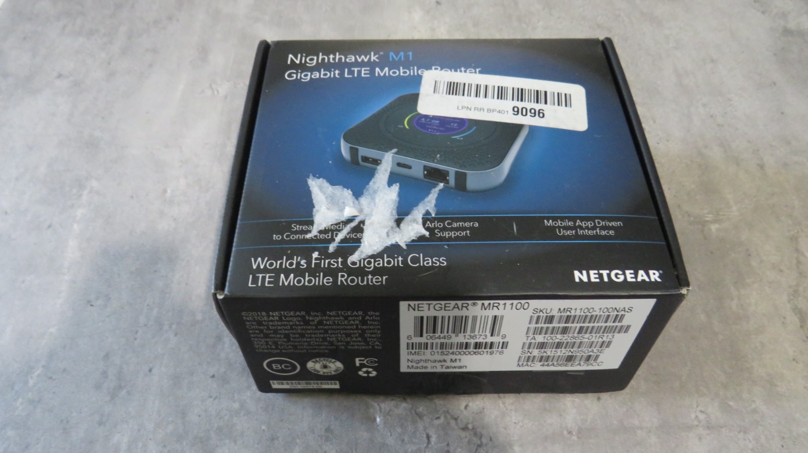 NETGEAR Nighthawk M1 4G LTE WiFi Mobile Hotspot (MR1100-100NAS)