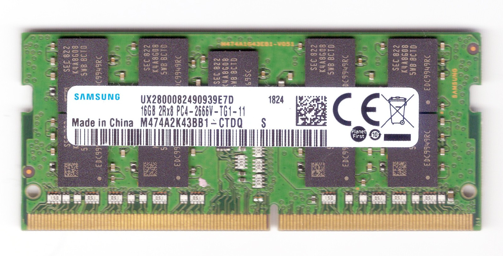 Micron, Skhynix , Samsung  DDR-4 Memory