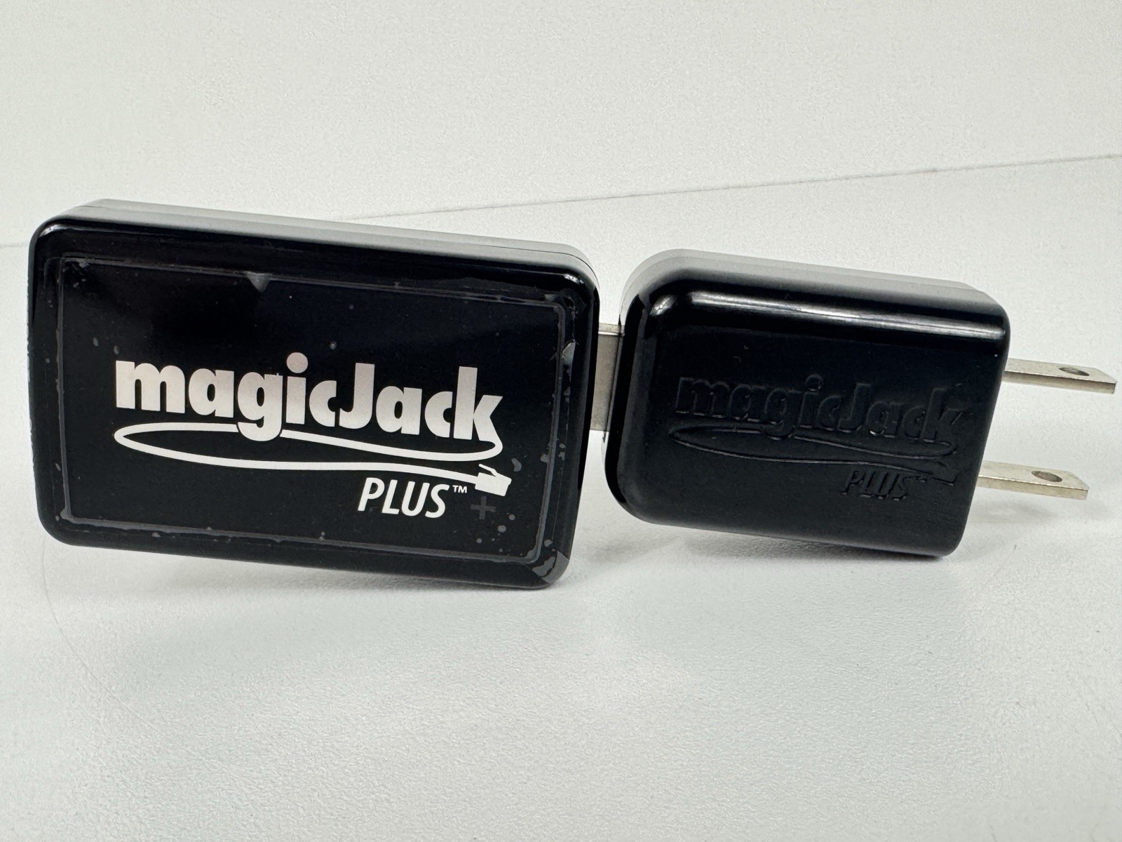 magicJack Plus K1103 VoIP USB Phone Adapter w/ OEM AC Power Adapter Open Box