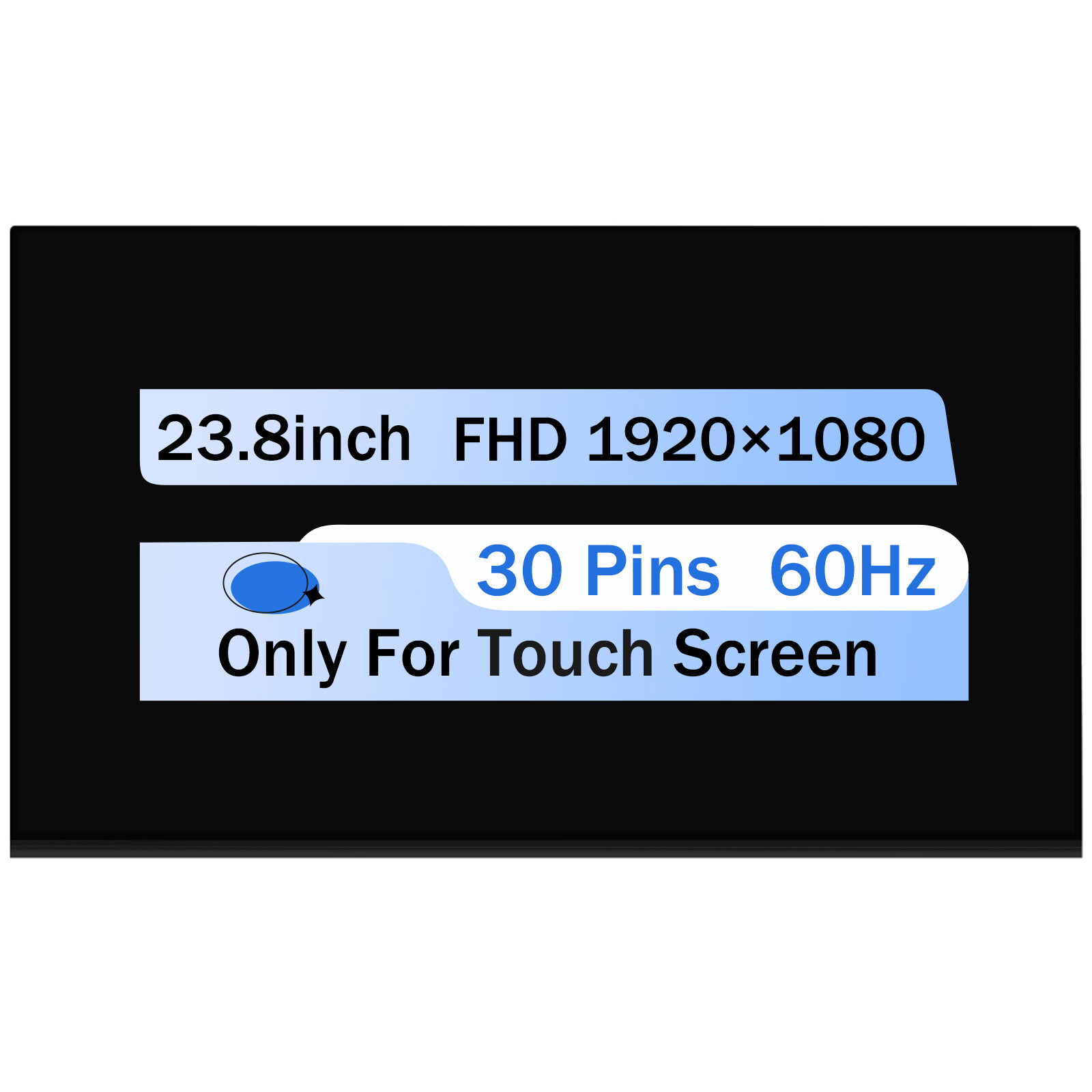 23.8" for HP Pavilion 24-X 24-XA1014 LCD Touch Screen Display FHD 1920×1080