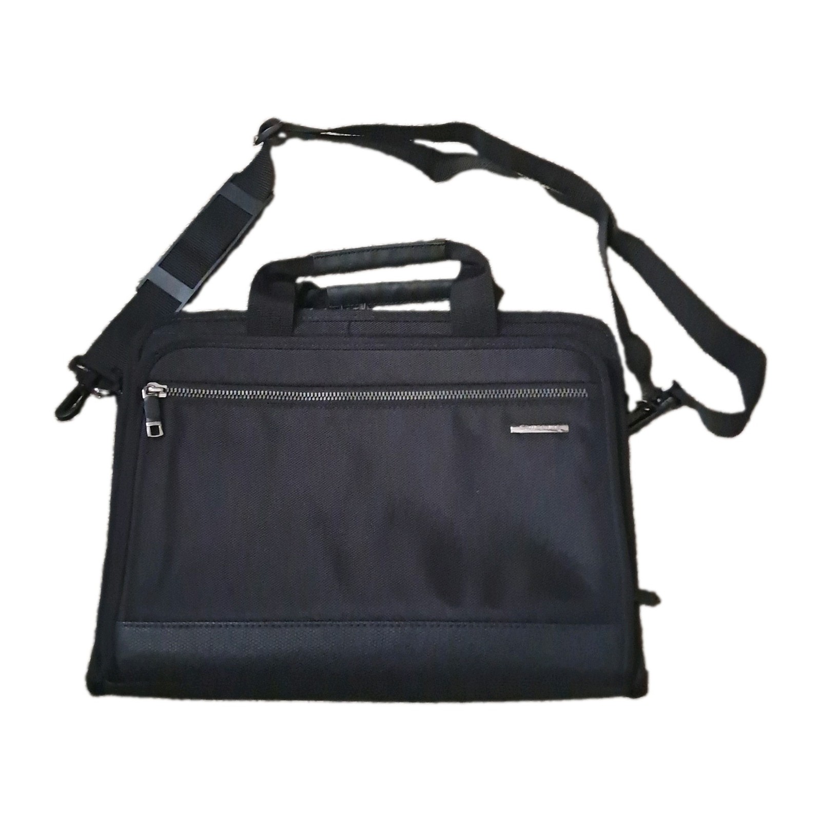 Samsonite Classic Series Laptop Briefcase Fits Up To 15.6" Black Nylon/Polyester