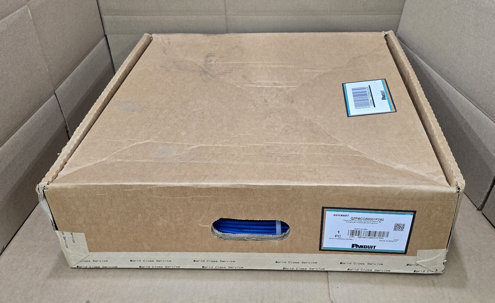Panduit QuickNet Cat6A Copper Patch Cord 80 ft. MFR #: QZPBCCB0001F080 (Cat 6A)