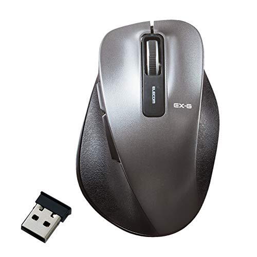 ELECOM Wireless Mouse Medium Size 5 Buttons Back and Forward Buttons Blue LED Pe
