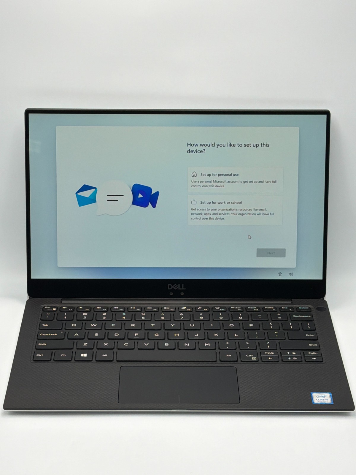 Dell XPS 13 (9370) (2018) Intel Core i5-8250U CPU @ 1.60GHz 8 GB RAM 128 GB SSD