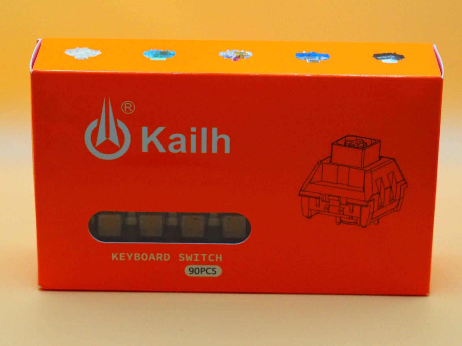 DRAOZA Kailh Deep Sea Silent Pro Whale Switch, Tactile Silent Switch, 45gf 60gf 