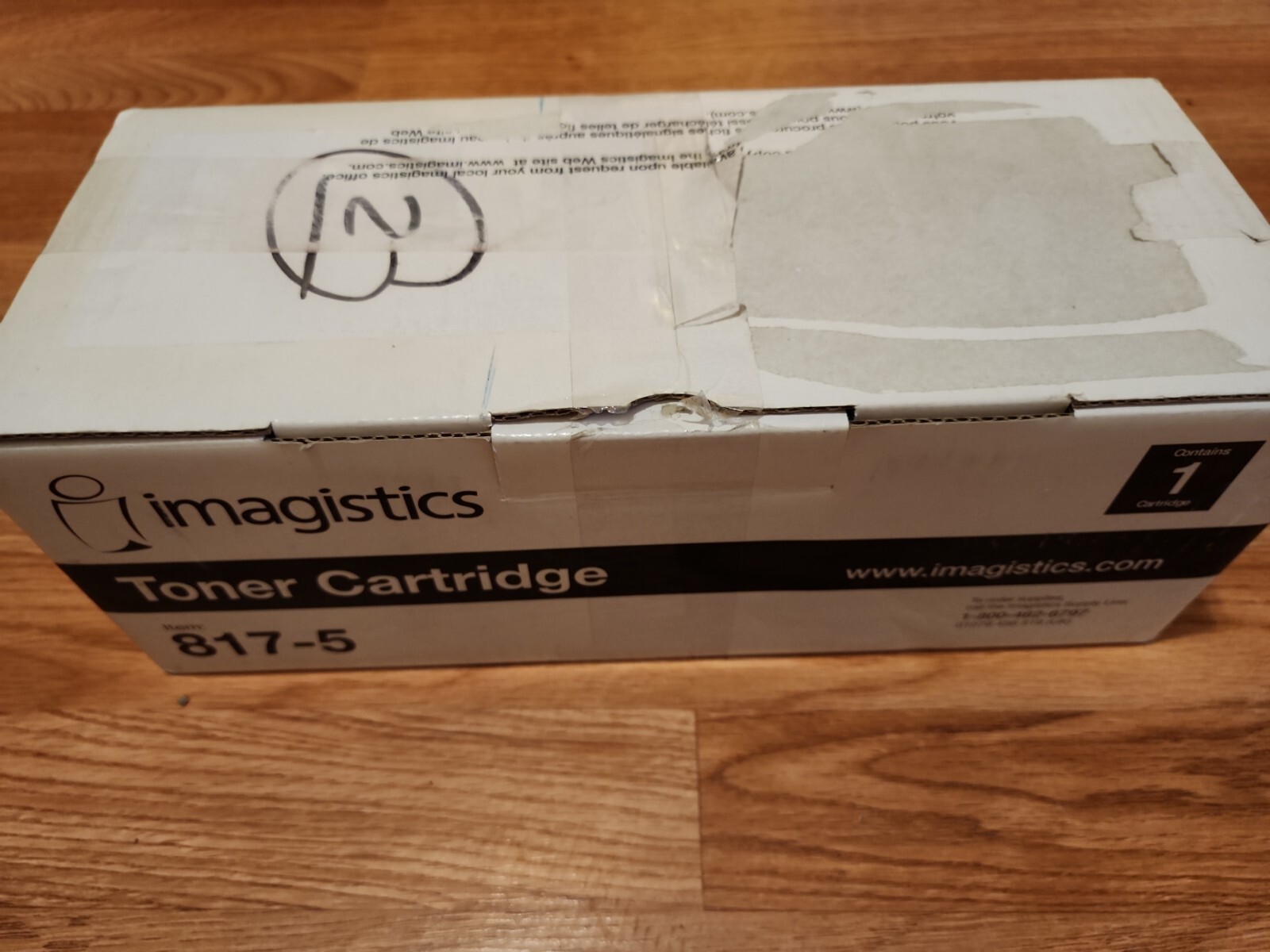 Genuine Imagistic 817-5 Black Toner OEM 8175-1630MFP   /  Distressed Box