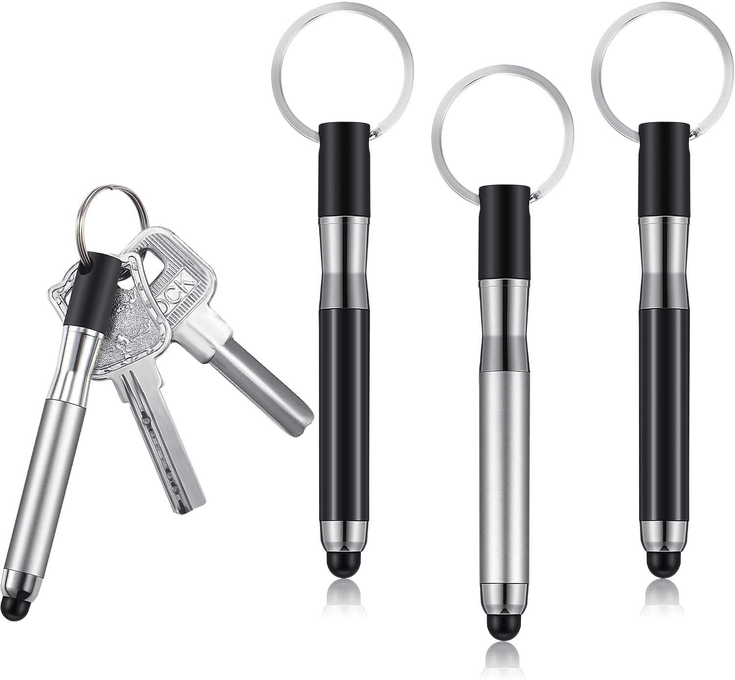 4 Pcs Mini Stylus Pen with Keychain for Touchscreen | Capacitive Tip