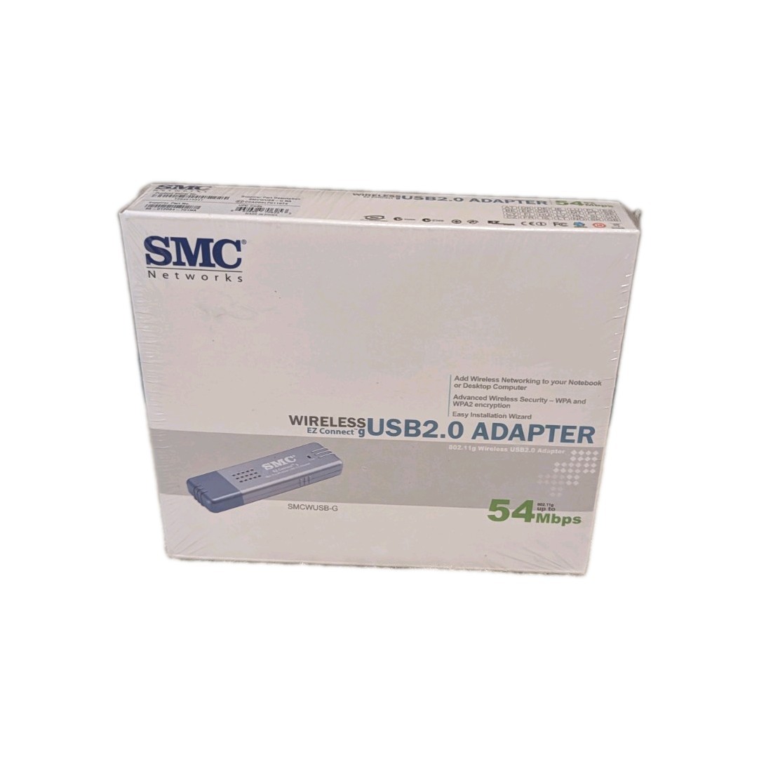 SMC SMCWUSB-G Wireless USB2.0 Adapter Sealed Laptop or Desktop