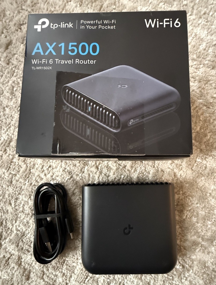 TP-Link TL-WR1502X Roam 6 AX1500 Portable Wi-Fi 6 Travel Router - 