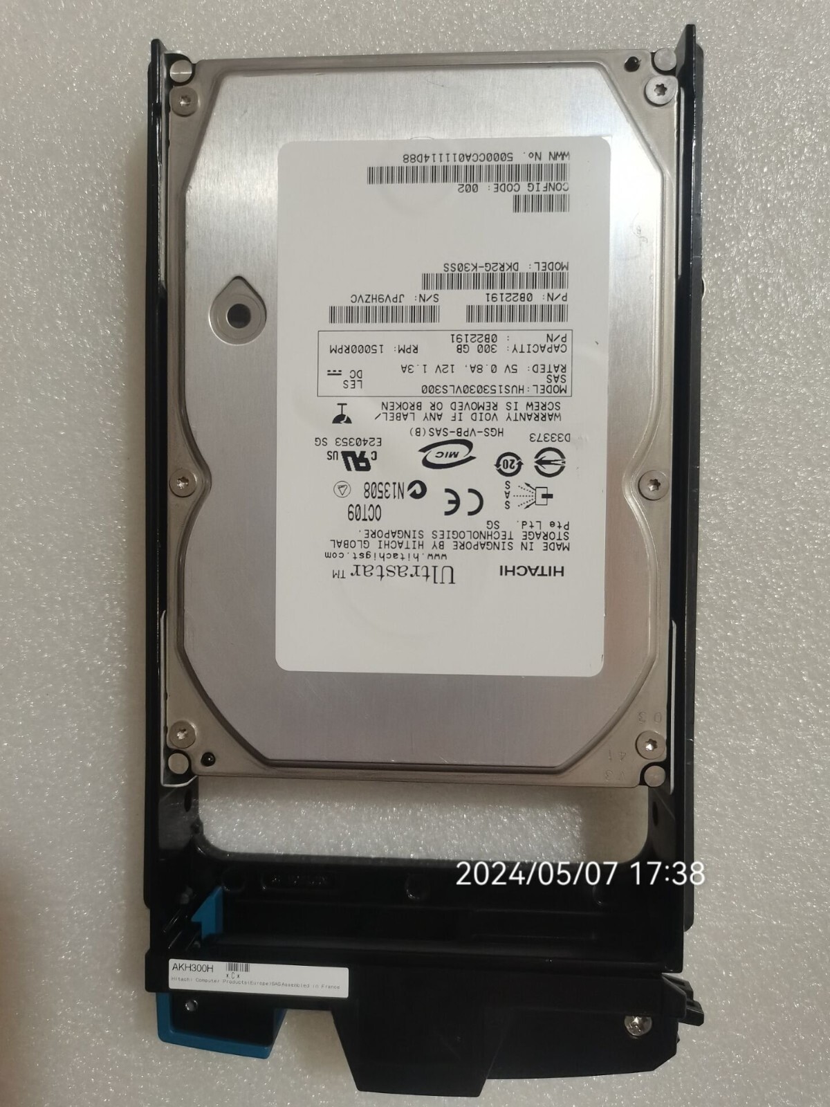 HDS 300G 15K SAS 3.5  3276138-B存储硬盘3276138-B AKH300
