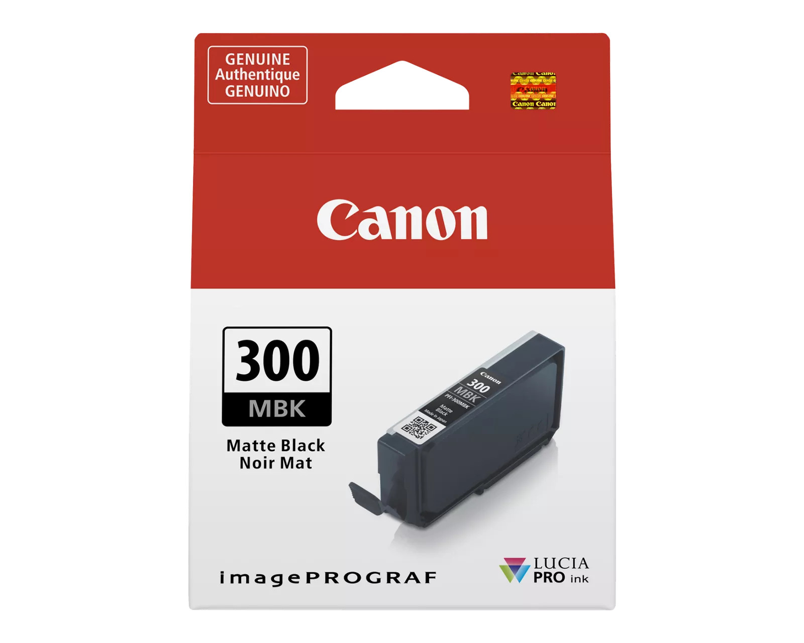 Original Canon PFI-300MBK Black Ink Cartridge for imagePROGRAF PRO-300 / PFI-300