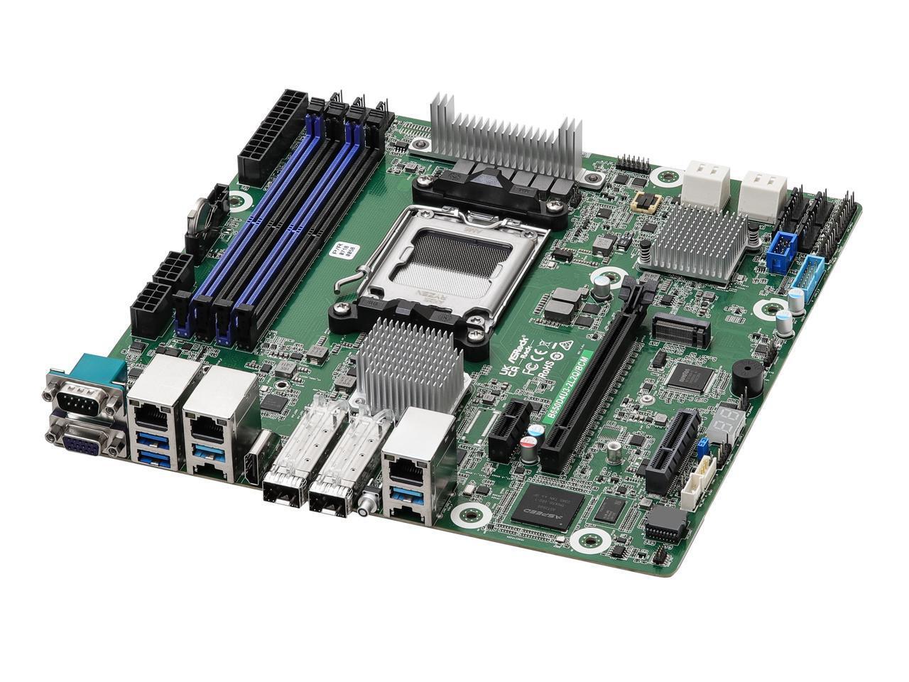 ASRock Rack Server Motherboard B650D4U3-2L2Q/BCM Micro-ATX AMD EPYC™ 4004 and AM