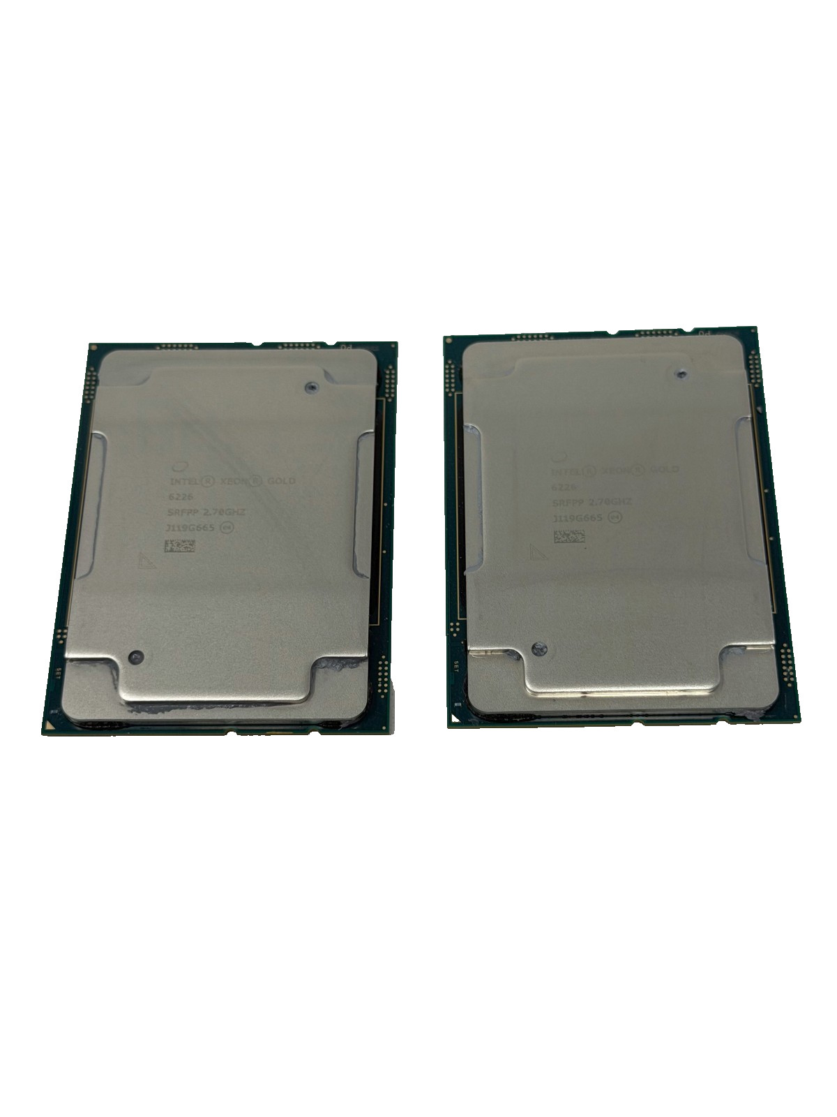 *Lot of 2* Intel Xeon Gold 6226 2.7GHz 19.25MB LGA3647 12-Core CPU  SRFPP