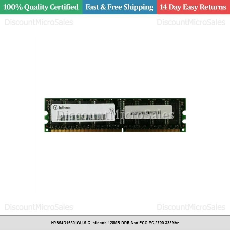 HYS64D16301GU-6-C Infineon 128MB DDR Non ECC PC-2700 333Mhz