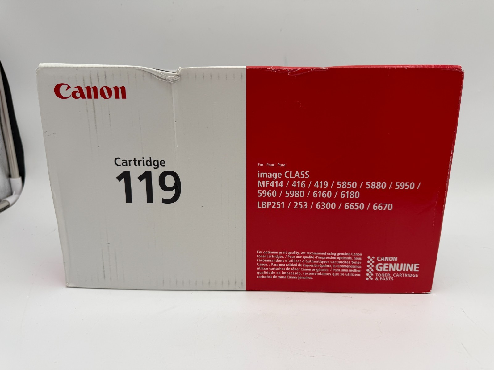 Canon CRG-119 Black Toner Cartridge Laser Cartridge