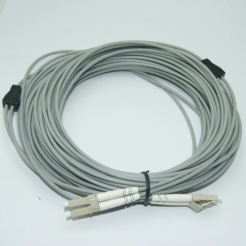 200M Armored cable Fiber Patch Cord LC to LC 3.0mm 1GB 62.5/125 Duplex