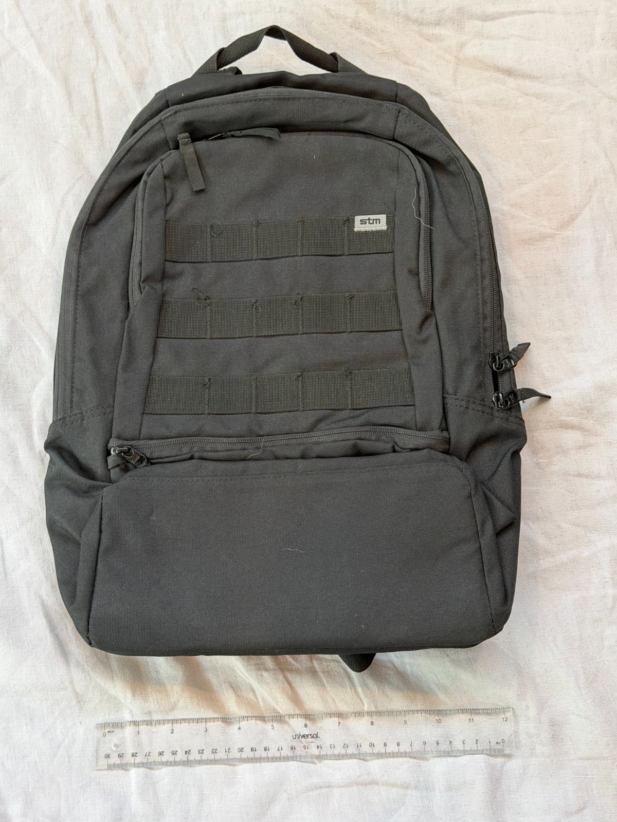 STM Goods Ace Medium 15L 15" Black Laptop Tech EDC Daypack Backpack New Molle
