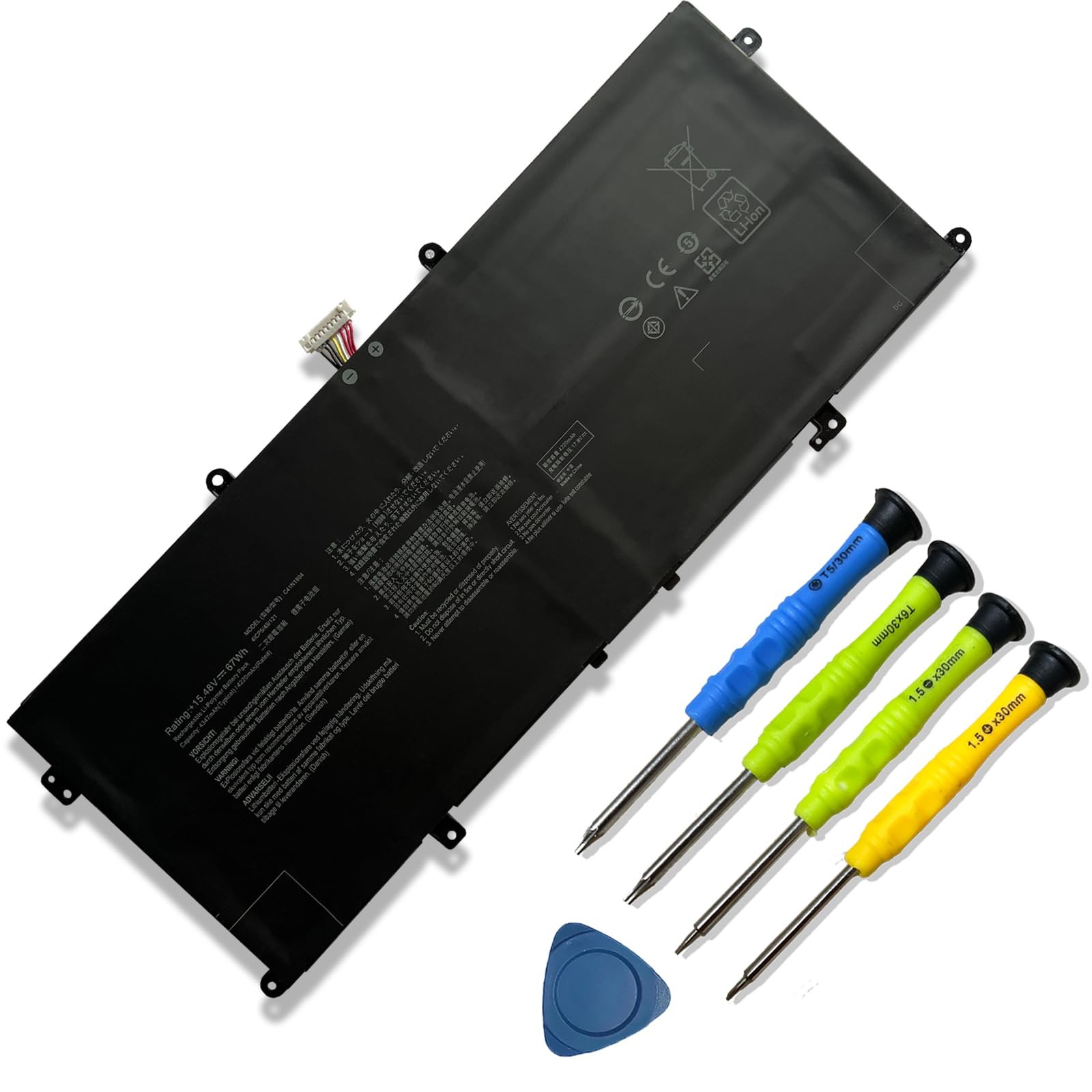 67Wh C41N1904 C41N1904-1 Laptop Battery Replace for ASUS ZenBook 13 UX325SA U...