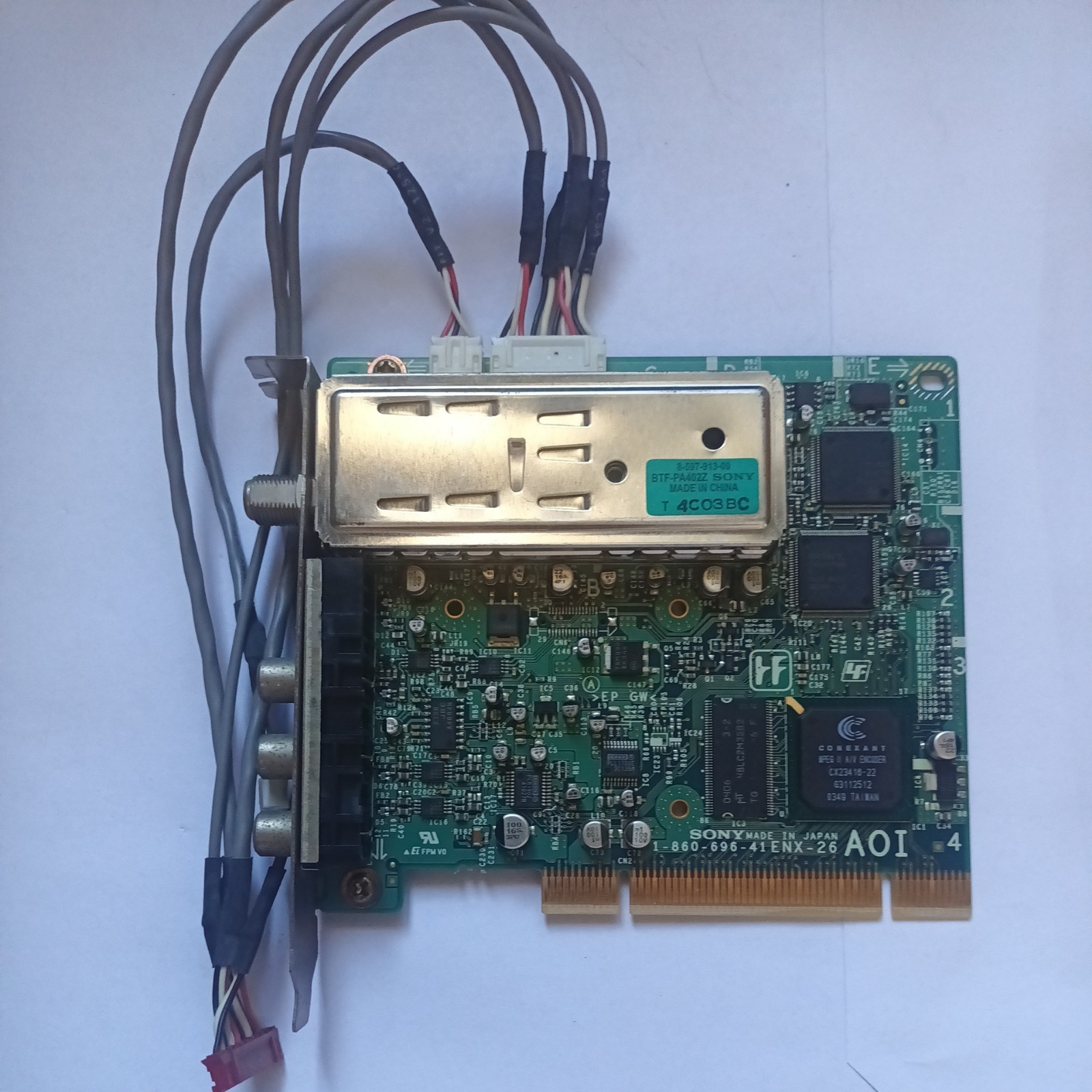 PCI Internal TV Tuner BTF-PA402Z Sony.From SONY VIAO PC 1-860-696-41   ENX-26 