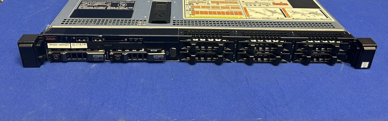 AVAYA/Dell PowerEdge R630 Server 2 X SAS 300GB 10K & 2X Dell 750W Power Supply🟦