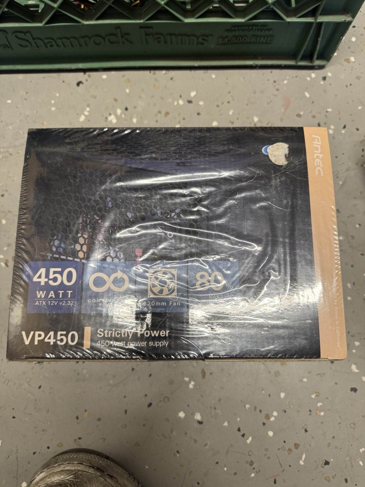 Antec VP450 450 watt ATX 12v v2.3 Power PSU 120mm Fan New Sealed