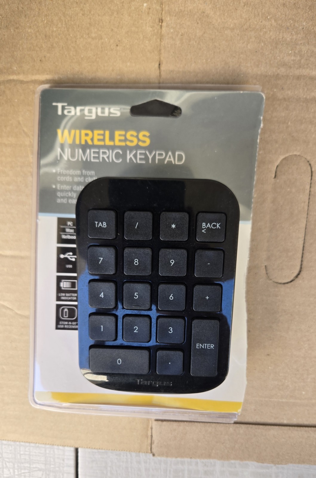Targus Wireless Numeric Keypad Model AKP11US