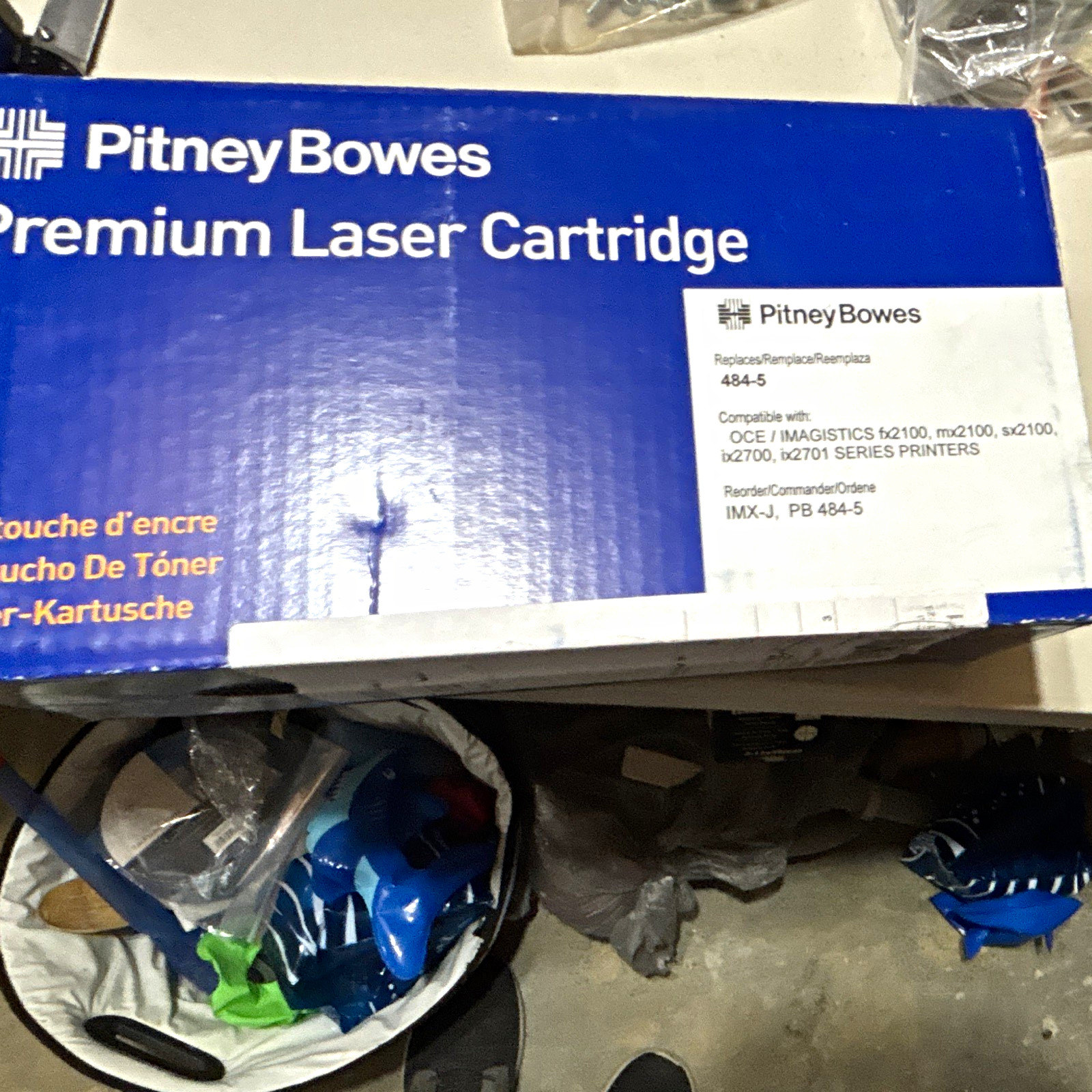Pitney Bowes IMX-J (PB 484-5) Black Premium Laser Toner Cartridge For OCE