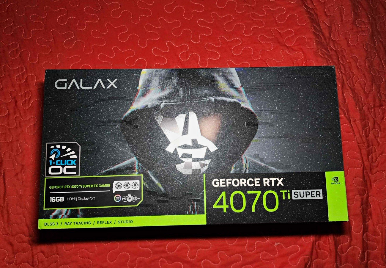 GALAX GeForce RTX 4070 Ti SUPER 16GB GDDR6X 1-Click OC DLSS 3