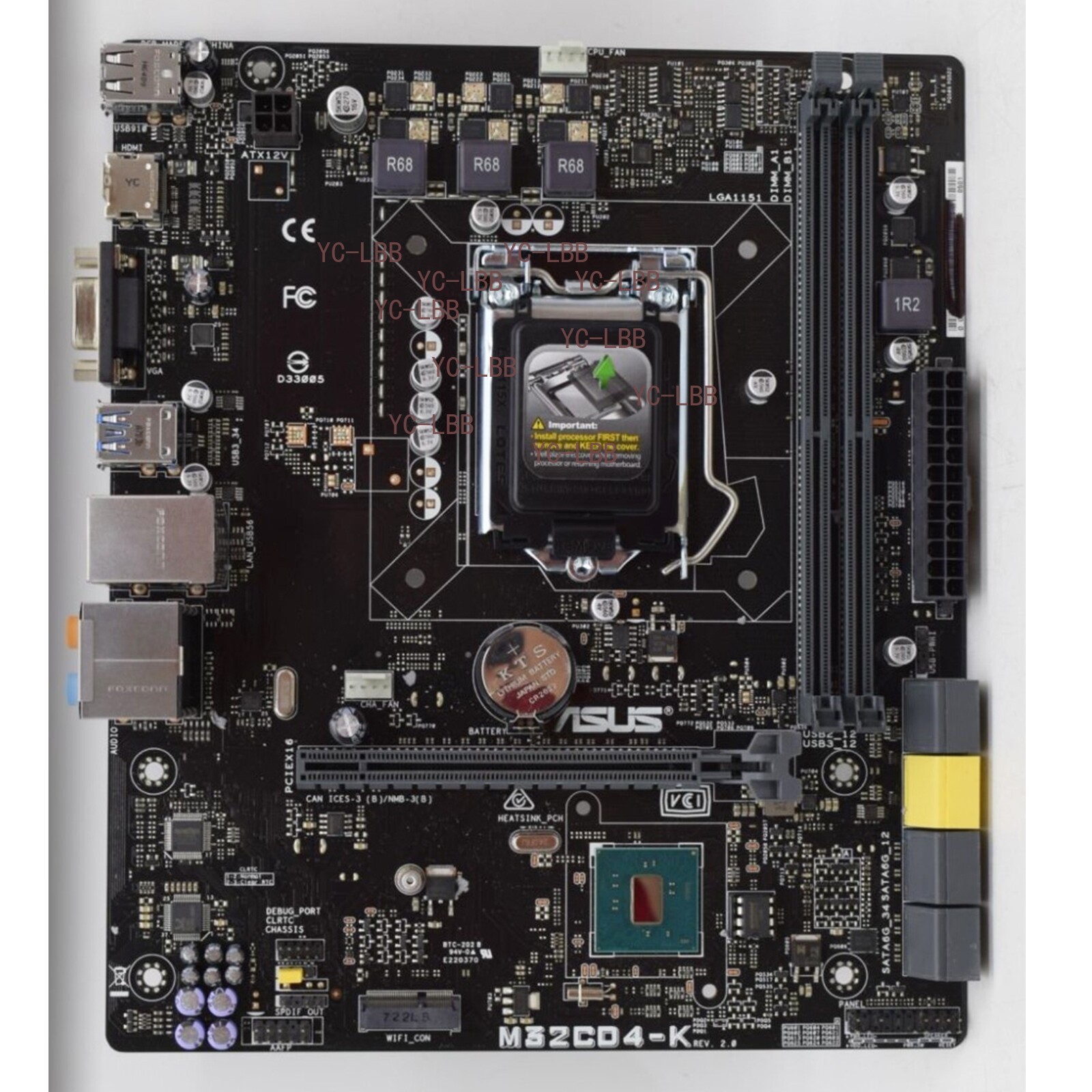 For ASUS M32CD4-K Motherboard LGA 1151 DDR4 Micro-ATX Mainboard