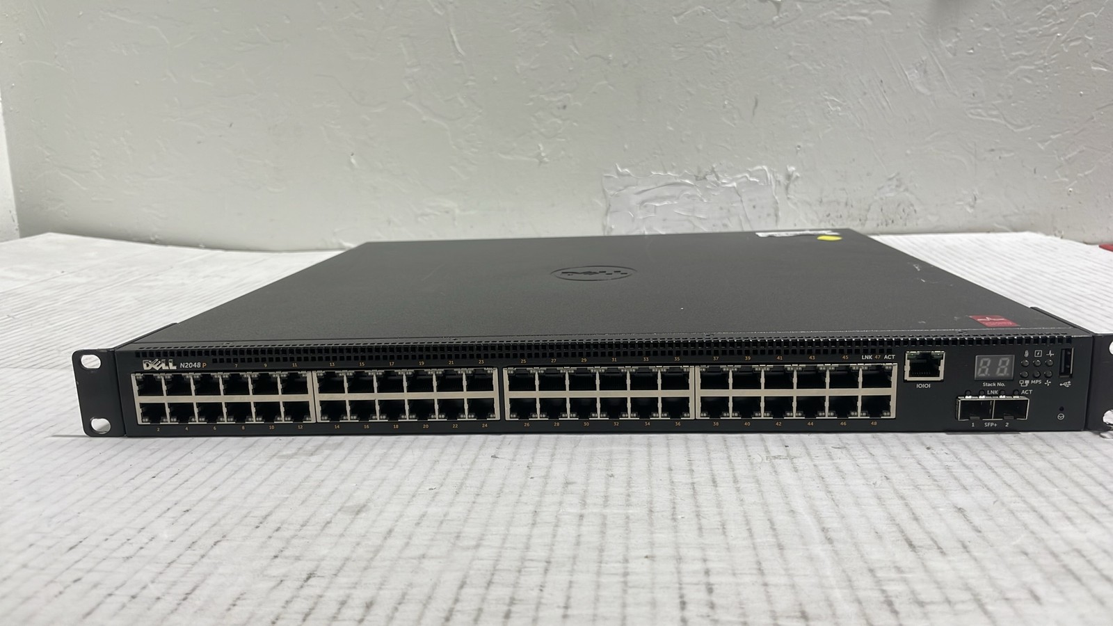 Dell N2048P 48-Port Gigabit PoE+ Managed Switch 2x 10Gb SFP+ Rack Mount