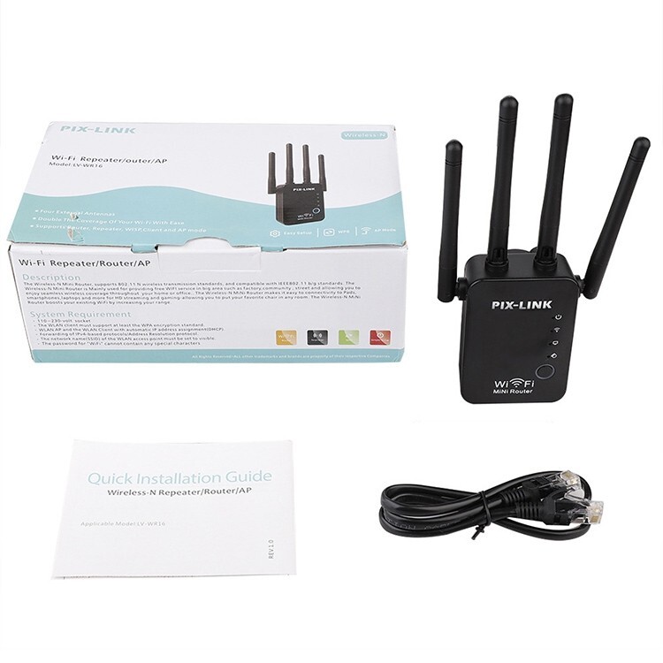 🙂 PIX-LINK Wireless-N WiFi Repeater/Router/Access Point 👀