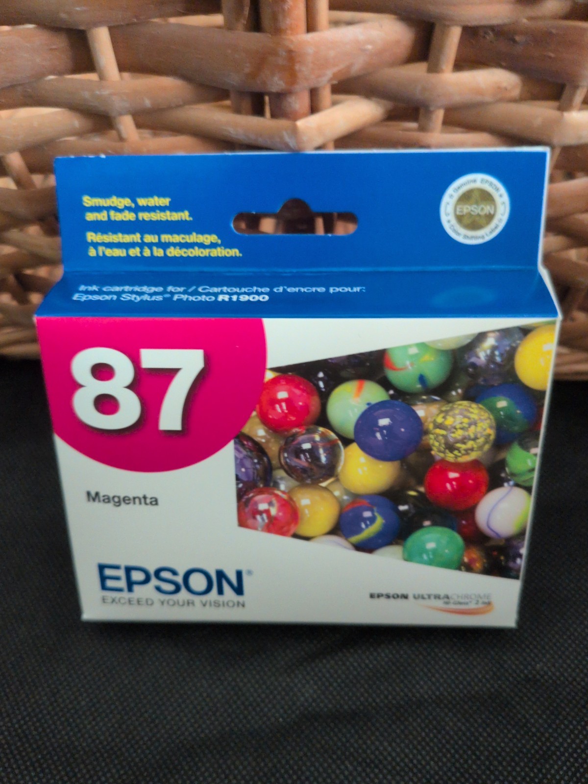 Epson 87 Magenta Ink Cartridge C13T087320 Sealed OEM