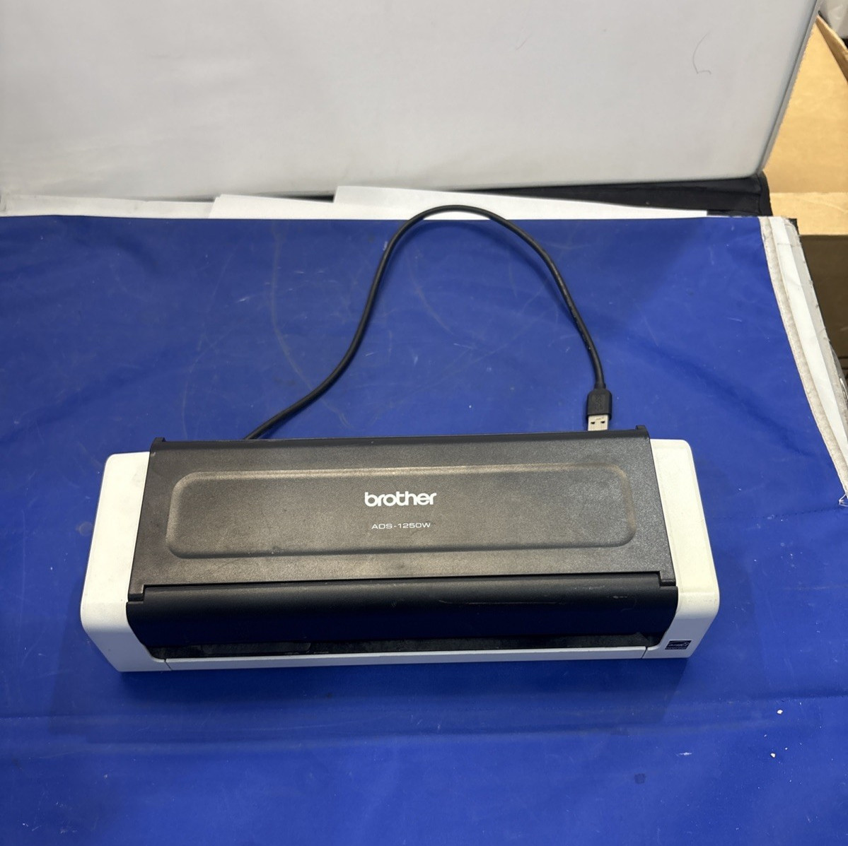 Brother ADS-1250W Portable Compact Mobile Duplex Color Desktop Scanner