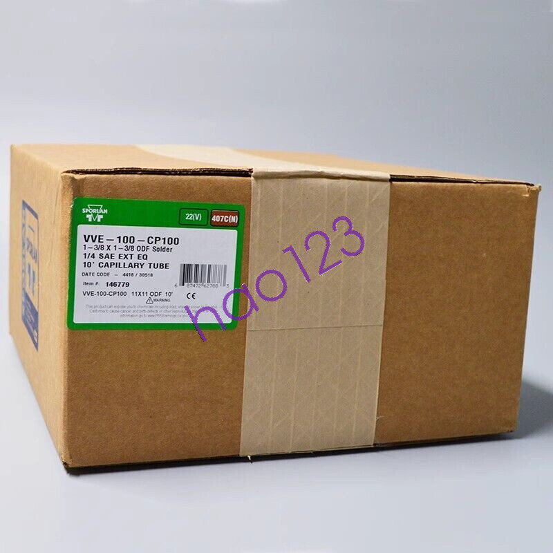 1pcs NEW SPORLAN Expansion Valve VVE-100-CP100 DHL/FedEx