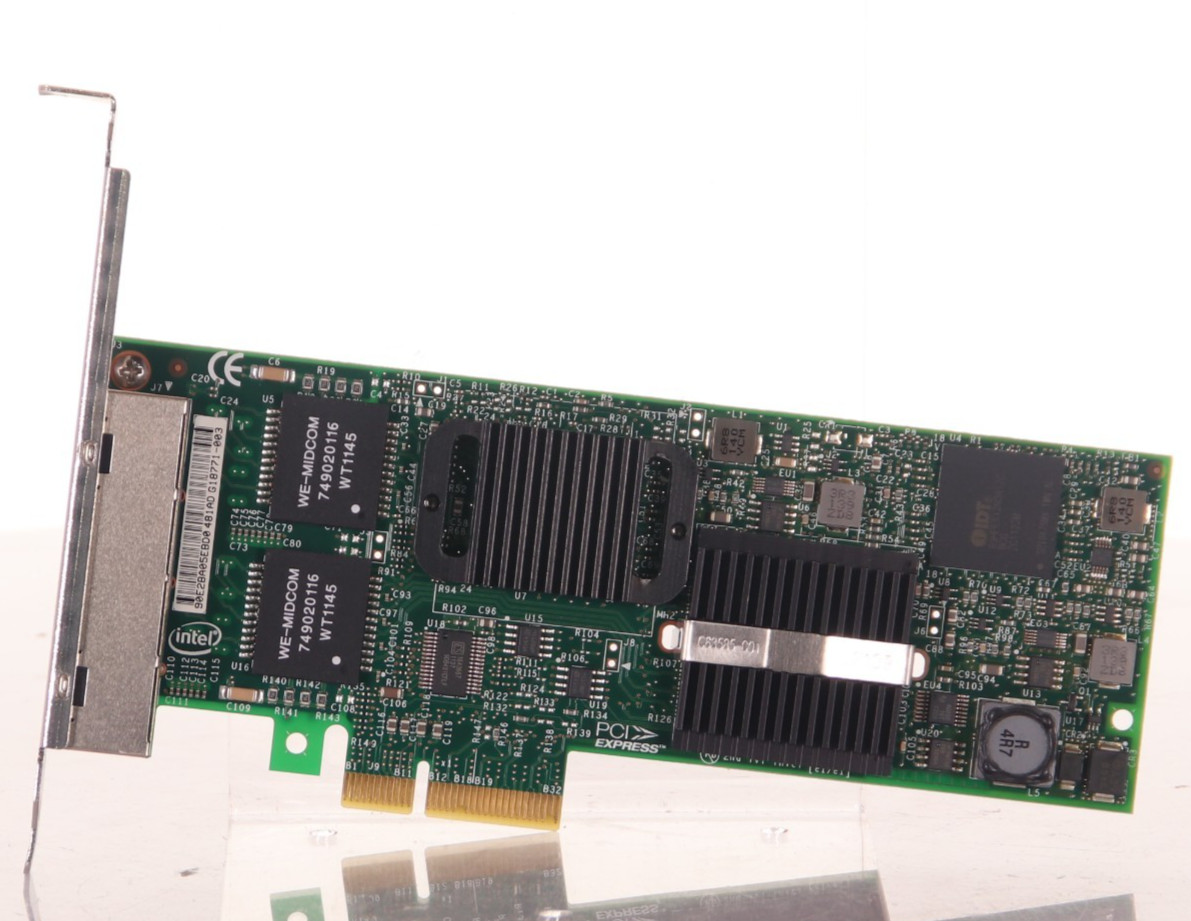 Dell/Intel HM9JY 1GB 4-port Gigabit Ethernet PCIe Network Adapter Card High Prof