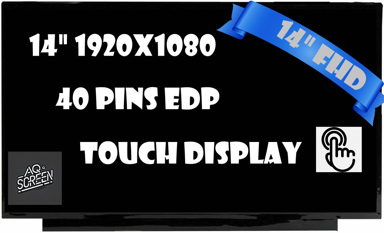 14" NV140FHM-T09 V8.1 82XJ0000US LCD Touch Screen Display FHD 1920x1080 40 Pin